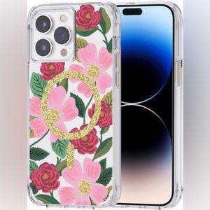 Rifle Paper Co. Protective Case with MagSafe for iPhone 14 Pro Max - Rose Garden